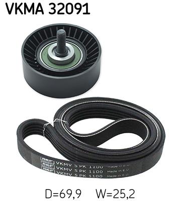 SKF VKMA 32091 Číslo výrobce: VKM 32091. EAN: 7316579958868.