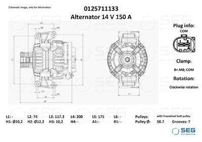SEG Automotive 0125711133