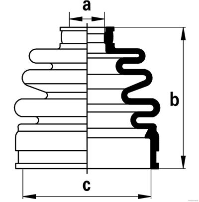 HERTH+BUSS JAKOPART J2880303 EAN: 4029416165673.