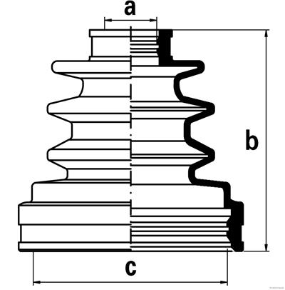 HERTH+BUSS JAKOPART J2882009 EAN: 4029416165567.