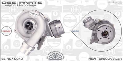 OES PARTS ES-N07-0040 EAN: 5902276133954.