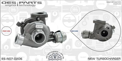 OES PARTS ES-N07-0206 EAN: 5902276134593.