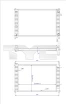 TYC 710-0030-R - Chladič vody pro motor