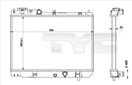 TYC 720-0001-R - Chladič vody pro motor