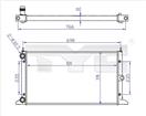 TYC 737-0043-R - Chladič vody pro motor