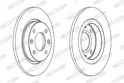 FERODO DDF059C Číslo výrobce: DDF059C. EAN: 4044197559466.