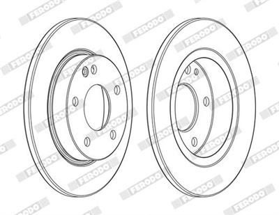 FERODO DDF1034C Číslo výrobce: DDF1034C. EAN: 4044197559565.