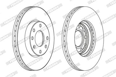 FERODO DDF1041C Číslo výrobce: DDF1041C. EAN: 4044197559596.