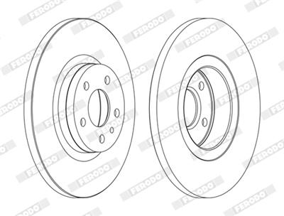 FERODO DDF1057C Číslo výrobce: DDF1057C. EAN: 4044197986637.