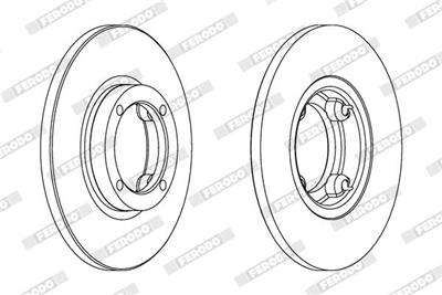 FERODO DDF1076C Číslo výrobce: DDF1076C. EAN: 4044197986682.