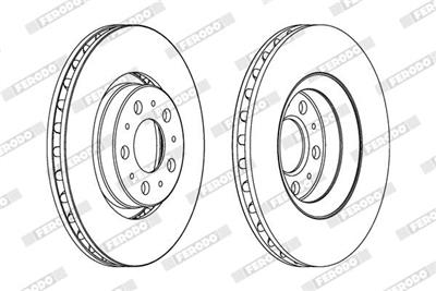 FERODO DDF1078C Číslo výrobce: DDF1078C. EAN: 4044197559671.