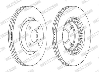 FERODO DDF1105C Číslo výrobce: DDF1105C. EAN: 4044197986729.