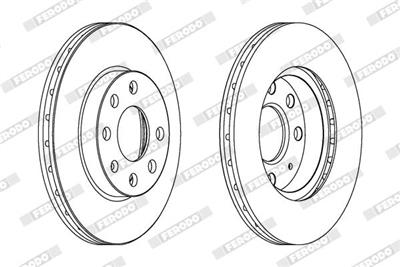 FERODO DDF1130C Číslo výrobce: DDF1130C. EAN: 4044197559770.