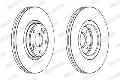 FERODO DDF1205C Číslo výrobce: DDF1205C. EAN: 4044197988150.