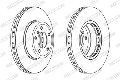 FERODO DDF1242C-1 Číslo výrobce: DDF1242C. EAN: 4044197571468.