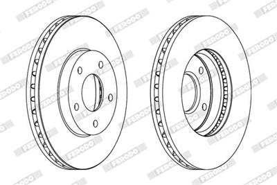 FERODO DDF1249C Číslo výrobce: DDF1249C. EAN: 4044197845040.