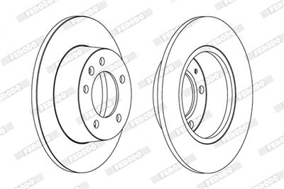 FERODO DDF1272C Číslo výrobce: DDF1272C. EAN: 4044197560189.
