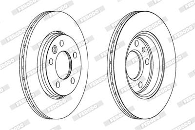 FERODO DDF1286 Číslo výrobce: DDF1286. EAN: 4044197312740.