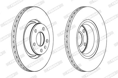 FERODO DDF1291C Číslo výrobce: DDF1291C. EAN: 4044197535507.