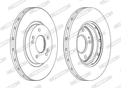 FERODO DDF1292C Číslo výrobce: DDF1292C. EAN: 4044197987023.