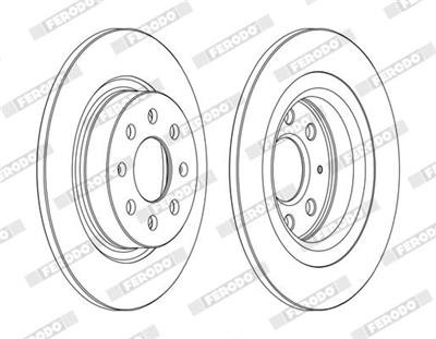FERODO DDF1299C Číslo výrobce: DDF1299C. EAN: 4044197987030.