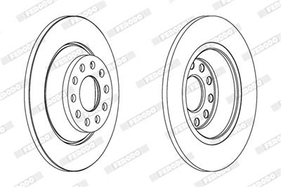 FERODO DDF1307C Číslo výrobce: DDF1307C. EAN: 4060426033927.