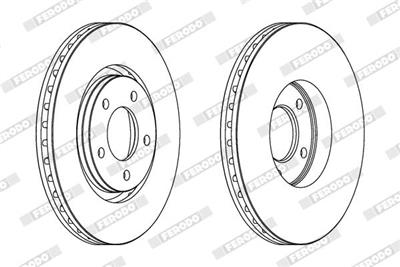 FERODO DDF1372C Číslo výrobce: DDF1372C. EAN: 4044197845484.
