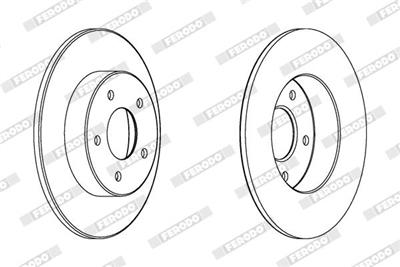 FERODO DDF1383C Číslo výrobce: DDF1383C. EAN: 4044197560349.