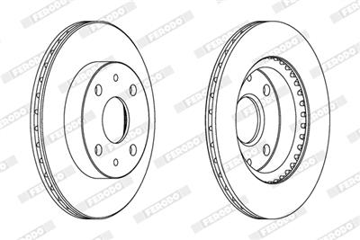 FERODO DDF1394C Číslo výrobce: DDF1394C. EAN: 4044197987122.