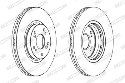 FERODO DDF1424C Číslo výrobce: DDF1424C. EAN: 4044197845651.
