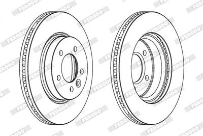 FERODO DDF1430C-1 Číslo výrobce: DDF1430. EAN: 4044197972388.