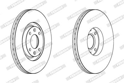 FERODO DDF1442C Číslo výrobce: DDF1442C. EAN: 4044197988228.