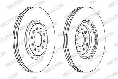 FERODO DDF1455C-1 Číslo výrobce: DDF1455. EAN: 4044197972463.