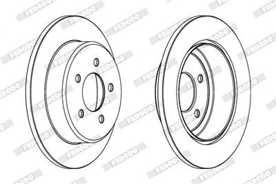 FERODO DDF1492C Číslo výrobce: DDF1492C. EAN: 4044197845743.