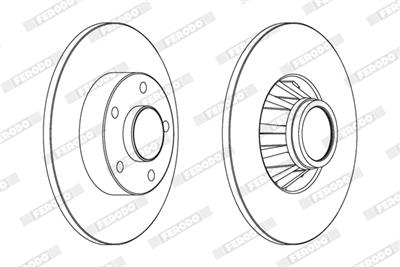 FERODO DDF1498C-1 Číslo výrobce: DDF1498. EAN: 4044197972487.