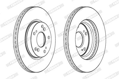 FERODO DDF1539C Číslo výrobce: DDF1539C. EAN: 4044197845255.