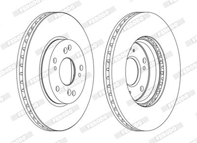 FERODO DDF1557C Číslo výrobce: DDF1557C. EAN: 4044197987337.