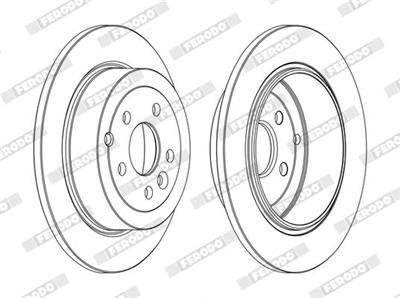 FERODO DDF1578C Číslo výrobce: DDF1578C. EAN: 4044197845385.