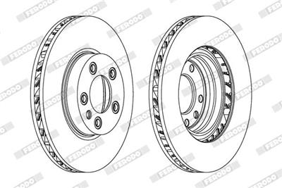FERODO DDF1591RC-1 Číslo výrobce: DDF1591RC-1. EAN: 4044197625437.