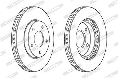 FERODO DDF1599C Číslo výrobce: DDF1599C. EAN: 4044197846139.