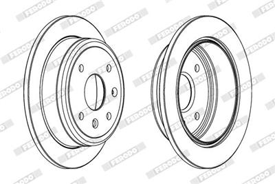 FERODO DDF1606C Číslo výrobce: DDF1606C. EAN: 4044197987405.