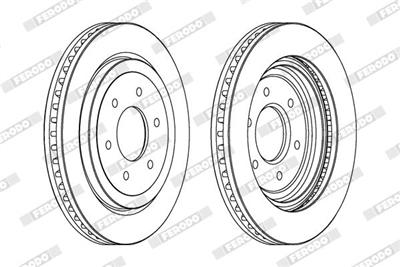 FERODO DDF1611C-1 Číslo výrobce: DDF1611. EAN: 4044197972616.