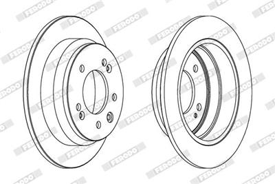 FERODO DDF1618C Číslo výrobce: DDF1618C. EAN: 4044197845156.