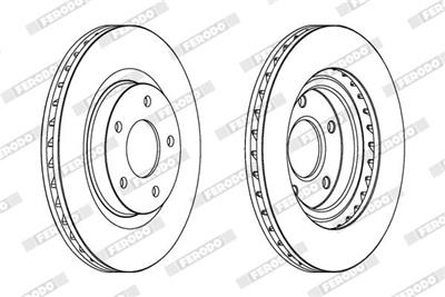 FERODO DDF1624C Číslo výrobce: DDF1624C. EAN: 4044197845750.