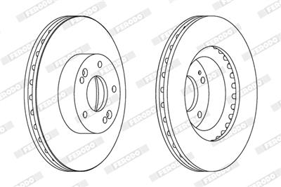 FERODO DDF1630C Číslo výrobce: DDF1630C. EAN: 4060426034030.