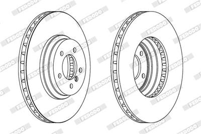 FERODO DDF1634C-1 Číslo výrobce: DDF1634. EAN: 4044197972623.