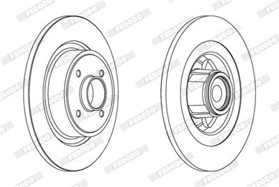 FERODO DDF1656-1 Číslo výrobce: DDF1656. EAN: 4044197588558.