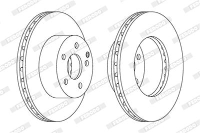 FERODO DDF1668C Číslo výrobce: DDF1668C. EAN: 4044197988372.