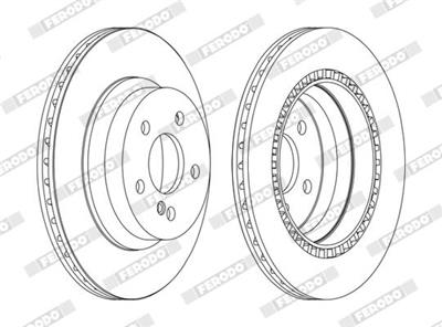 FERODO DDF1672C Číslo výrobce: DDF1672C. EAN: 4060426034047.