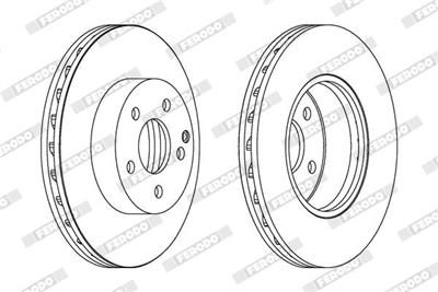 FERODO DDF1690C Číslo výrobce: DDF1690C. EAN: 4044197845828.
